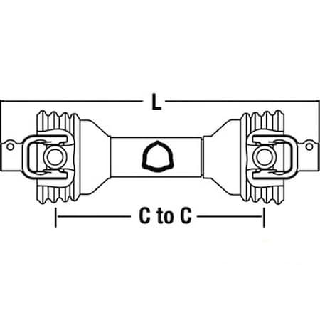 Aftermarket PTO Driveline for Caroni Comer Fits New Holland Fits John Deere Woods Finishing CS23911